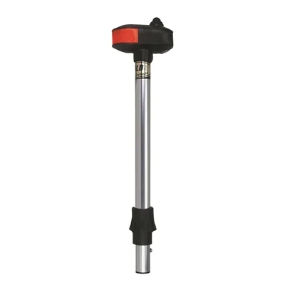 PERKO- Removable Bi-Color Pole Lights with Utility Lights 1421DP2CHR