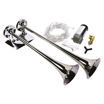 FIAMM Toronado Stainless Steel Horns with Compressor Kit  63230-14